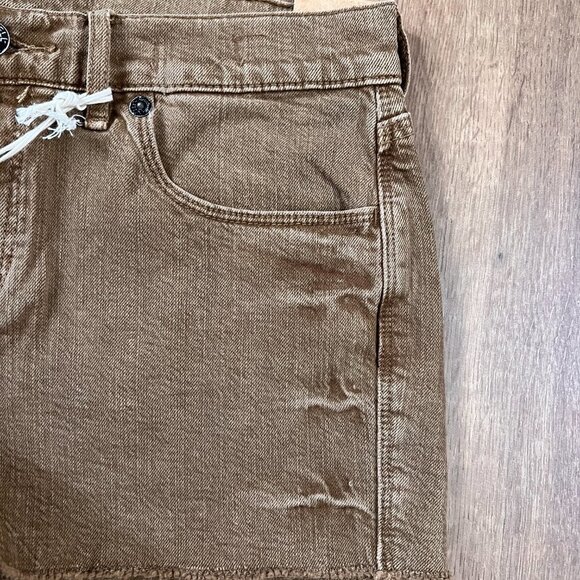 NWT Madewell Burnt Sienna Cut-Off Denim Jean Shorts Sz 27 - Picture 6 of 11